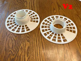 EZ Load Spool for Bambu Refills with filament clip