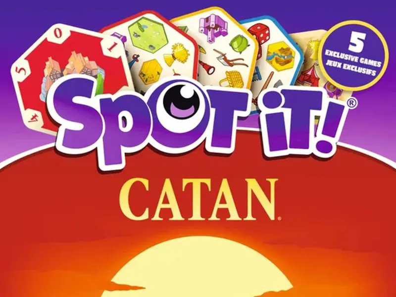 Spot It! Catan - Hexagonal Storage Box / Card Case