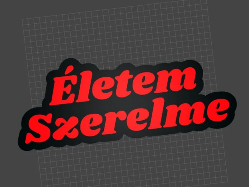 Életem szerelme lámpa