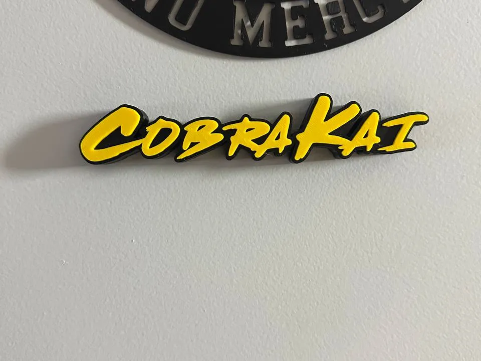 cobra kai logo NO AMS - Free 3D Print Model - MakerWorld