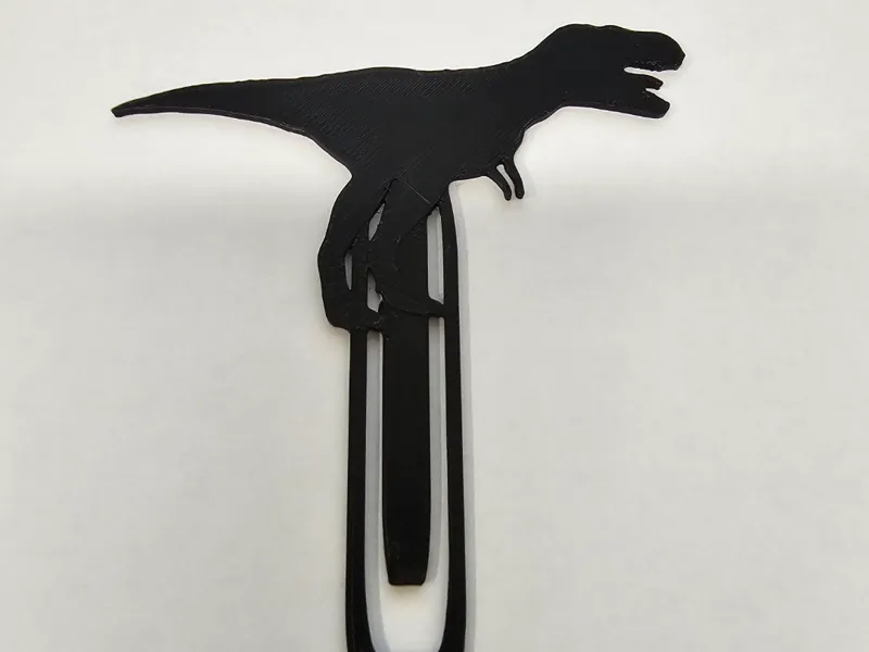 Simple T-Rex Dinosaur Bookmark - Commercial Use