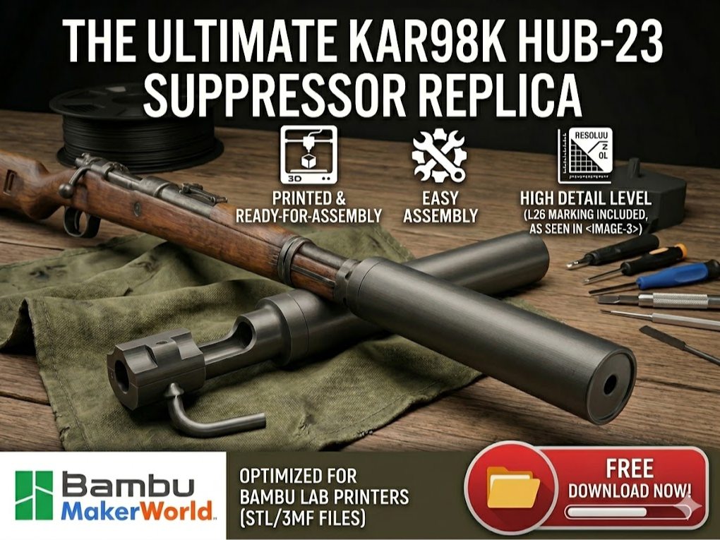 Suppressor (Hub-23) for Kar98k