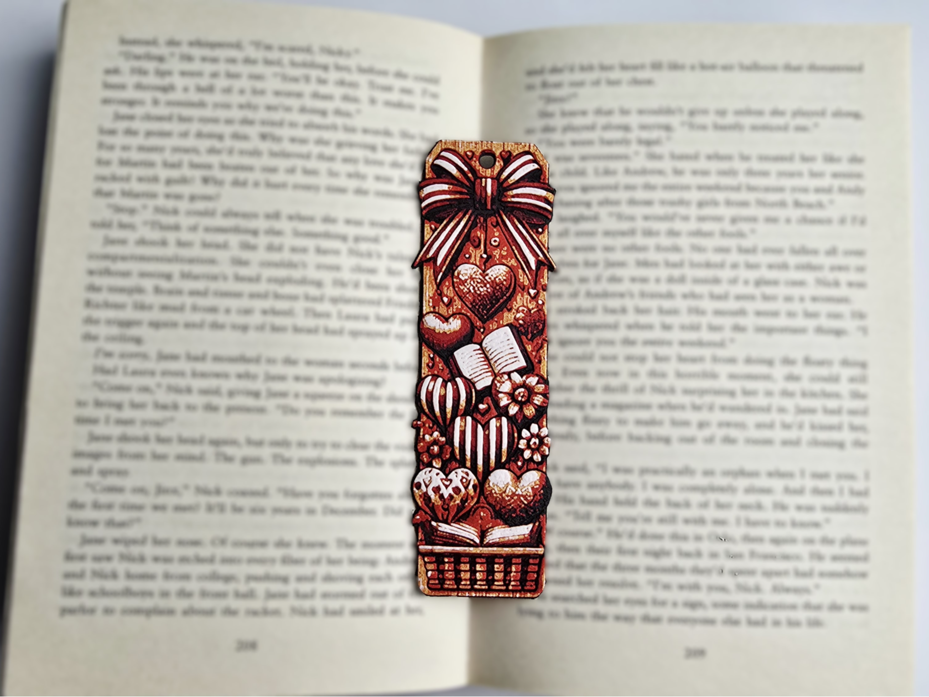 Bound by Love | HueForge Bookmark