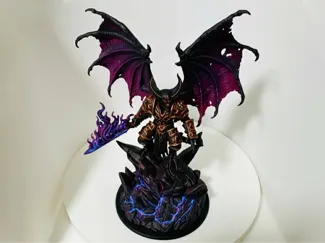 Abyssal Shadow King | 32mm Scale | FDM Optimized