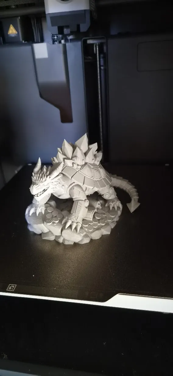 Mechanical kristalback dragon turtle - Free 3D Print Model - MakerWorld