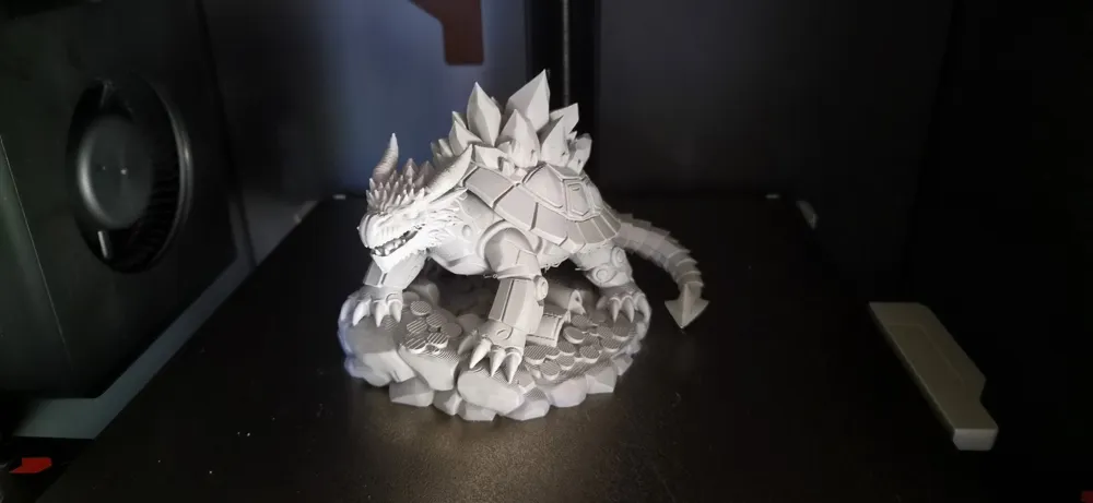 Mechanical kristalback dragon turtle - Free 3D Print Model - MakerWorld