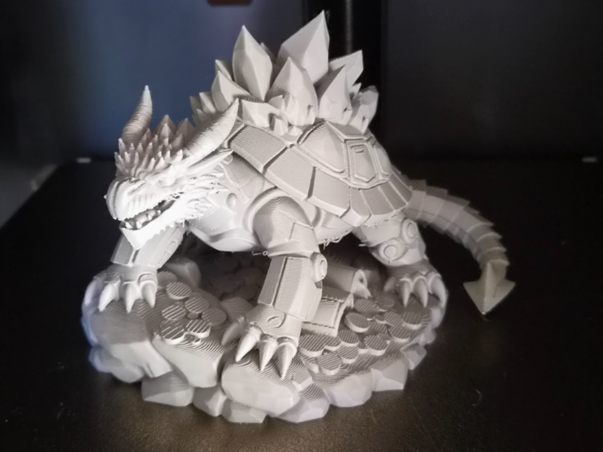 Mechanical kristalback dragon turtle