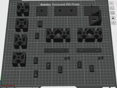 Structural profile 40x40 / 80x40 with accessories