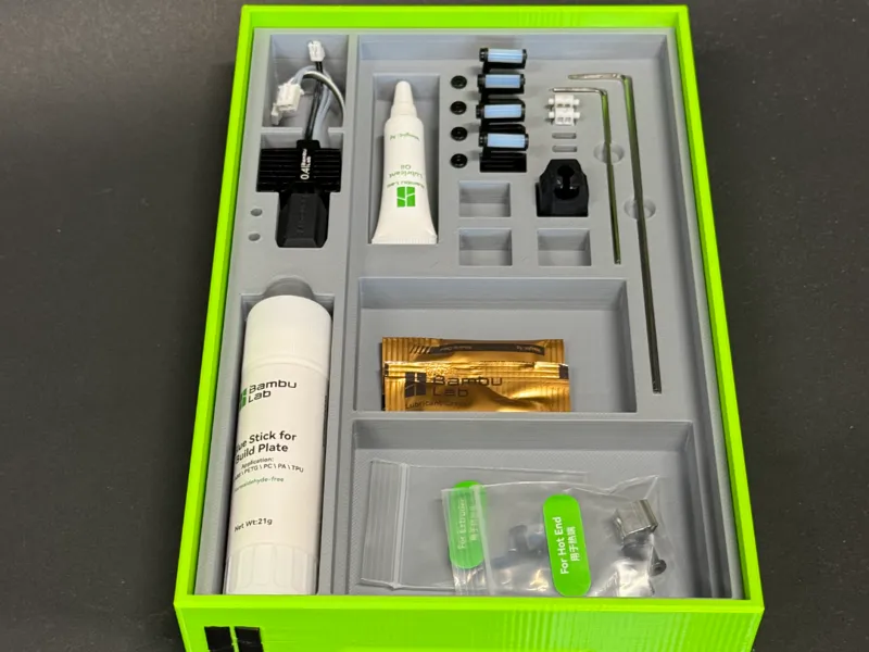 Einlage 1xHotend mit Schrauben und Zubehör