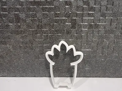 Plant pot cookie cutter