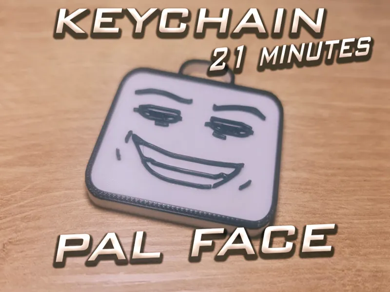 Roblox Pal Face Keychain