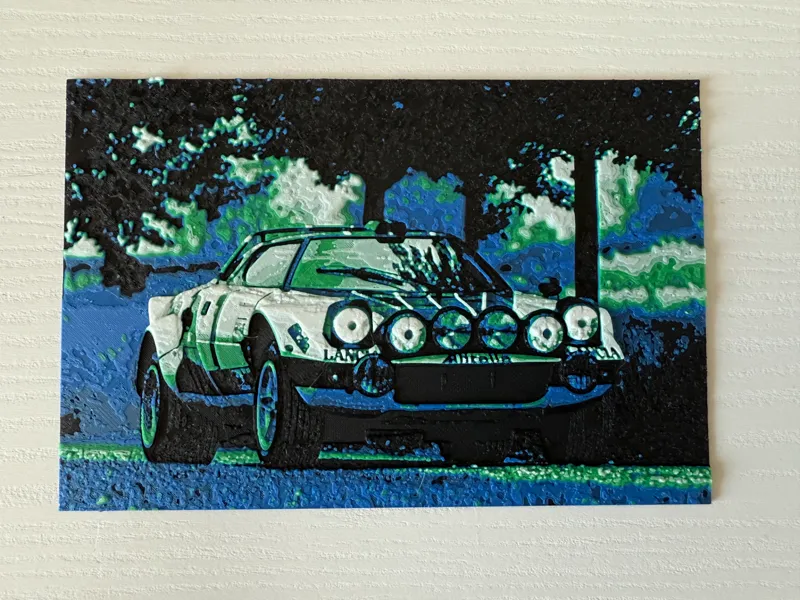 Lancia Stratos Alitalia Hueforge