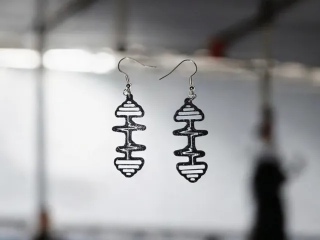 Love fitness earrings