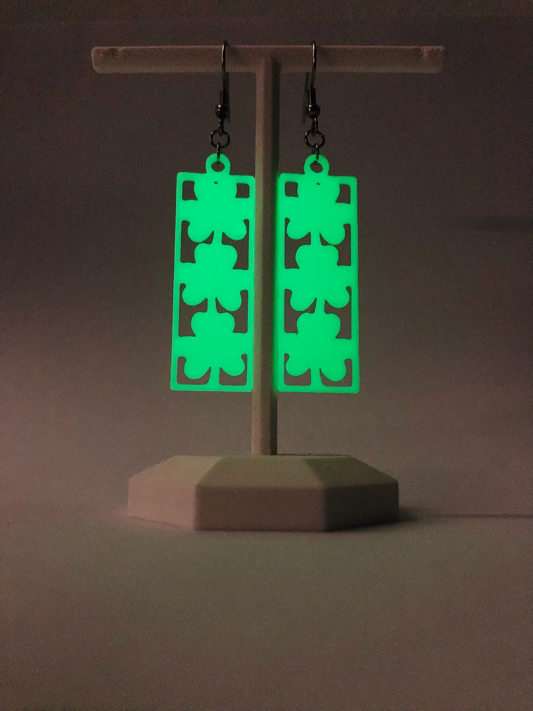 Clovers earrings no AMS 0.4 mm nozzle view 2