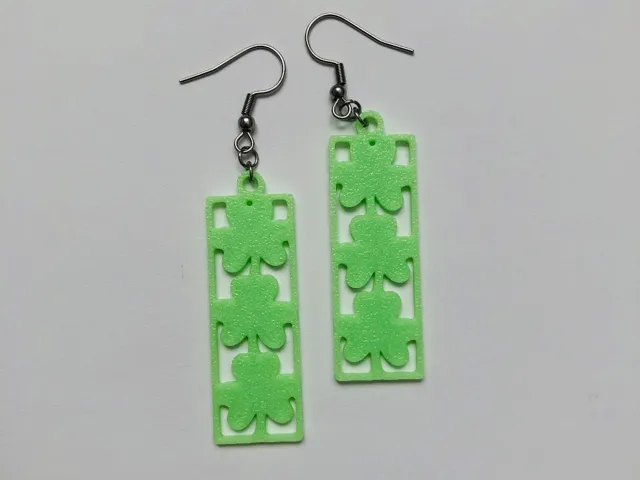 Clovers earrings no AMS 0.4 mm nozzle