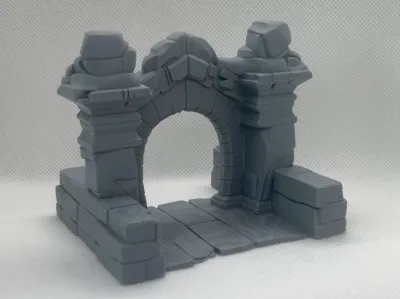 The Entrance - Miniature Tabletop Scenery Wargames
