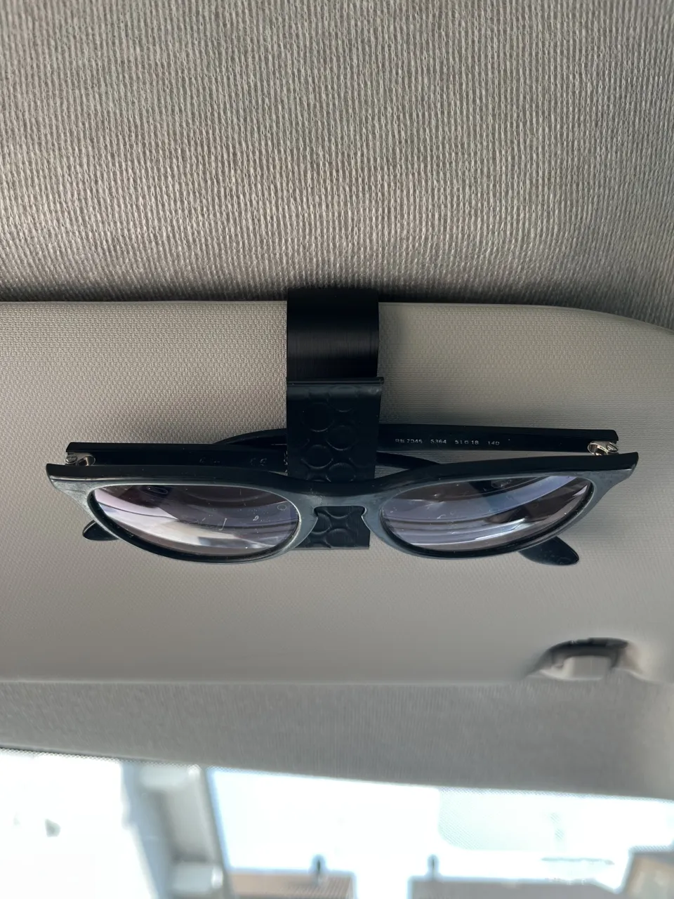 CAR VISOR SUNGLASSES HOLDER view 2