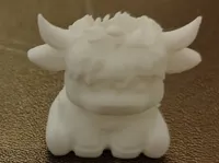 Embout de paille vache Highland — photo 1