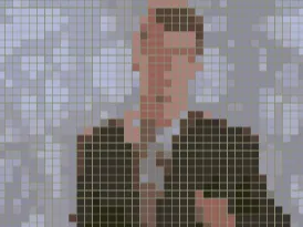 rick roll pixel art
