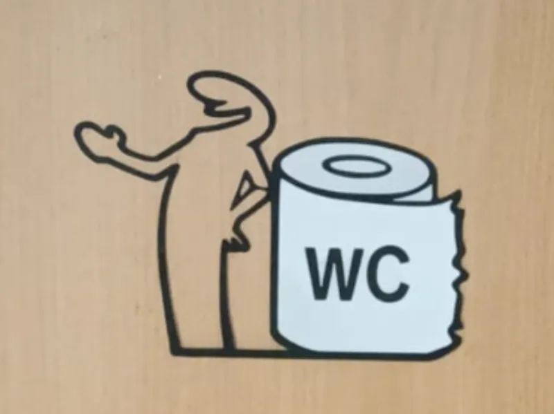 WC_Türschild