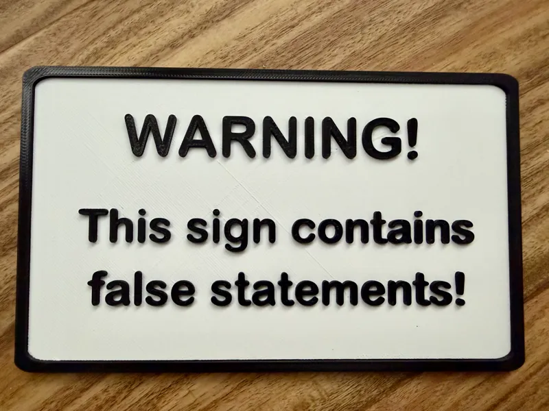 Simple Sign (Customizable with your text)