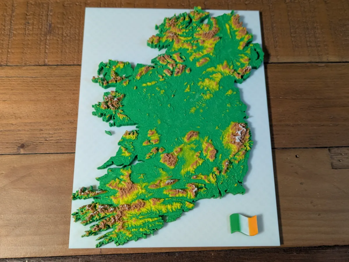 Éire (Ireland) - Countries of the World - Free 3D Print Model - MakerWorld