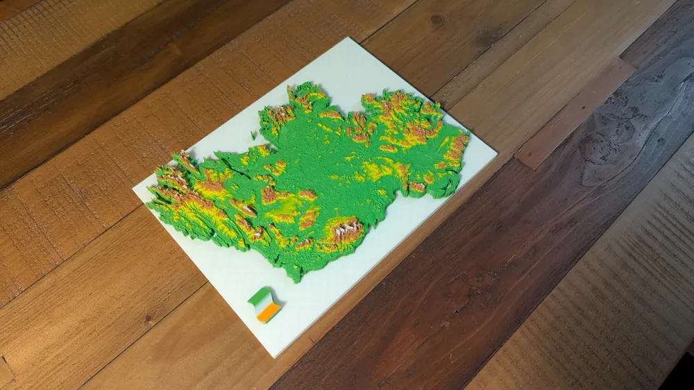 Éire (Ireland) - Countries of the World - Free 3D Print Model - MakerWorld