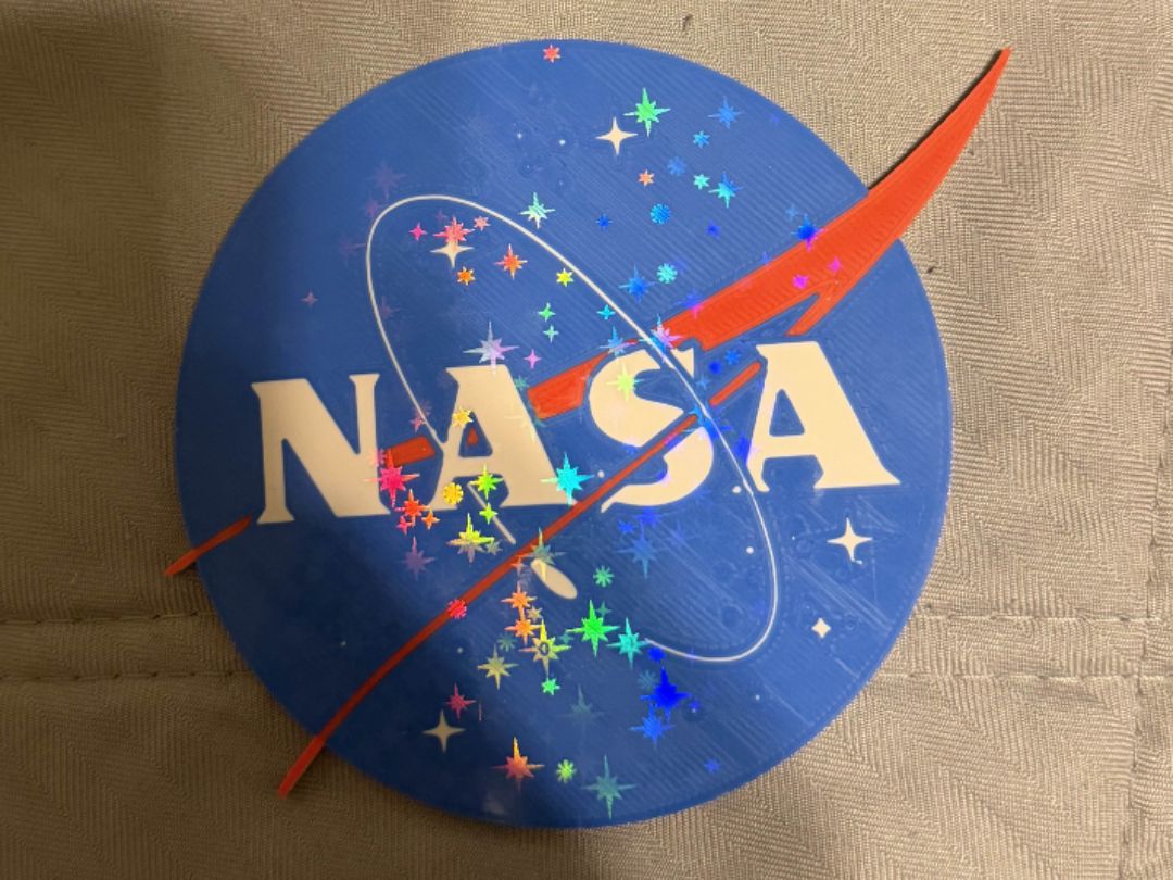 NASA Coaster - Optimized for 3d Effect Sheet