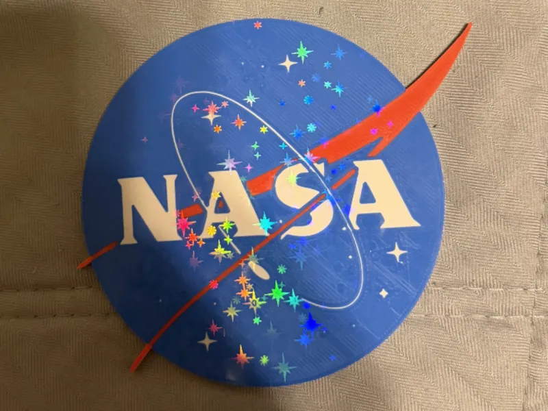 NASA Coaster - Optimized for 3d Effect Sheet