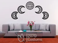 Décoration murale mandala phases de la lune — photo 1