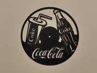 Horloge murale style Coca-Cola — photo 2