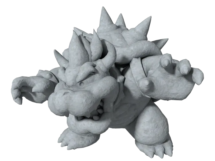 Sand Bowser Statue – Super Mario 3D World (Wii U)