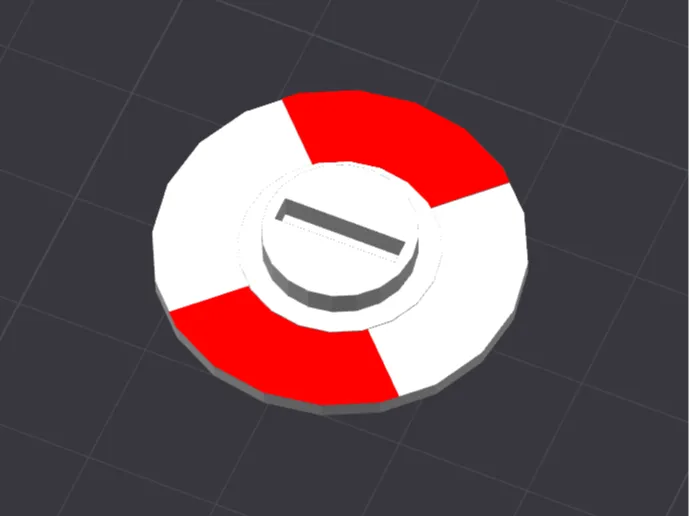 Red/White Busy Toilet