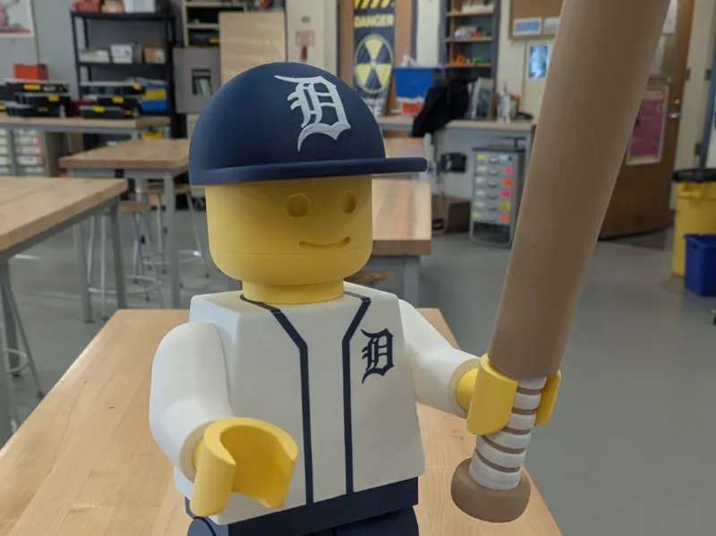 Giant Minifig Baseball Bat (10x scale)
