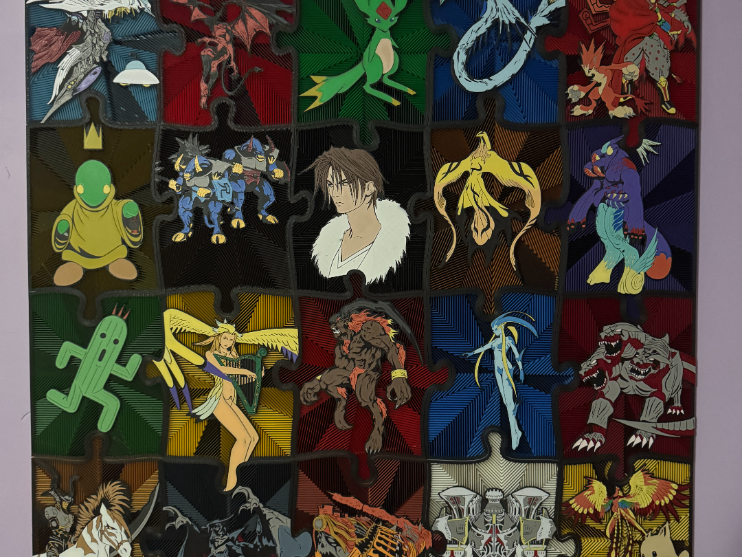 Final Fantasy 8 Hex Wall Puzzle