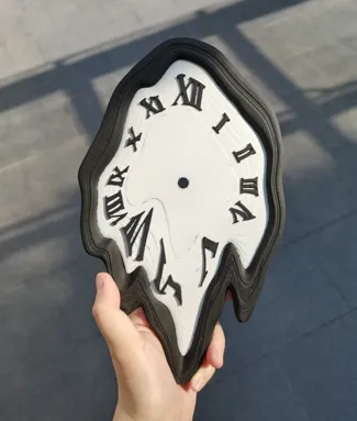 Melting Clock Dial