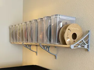 FILAMENT SHELF - DOWEL SHELF STORAGE SYSTEM