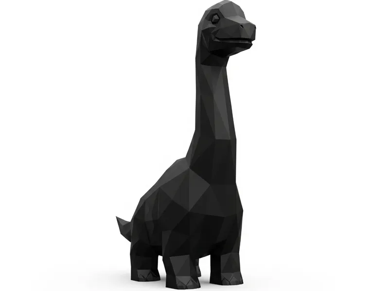 Chibi Braquiosaurio Low Poly