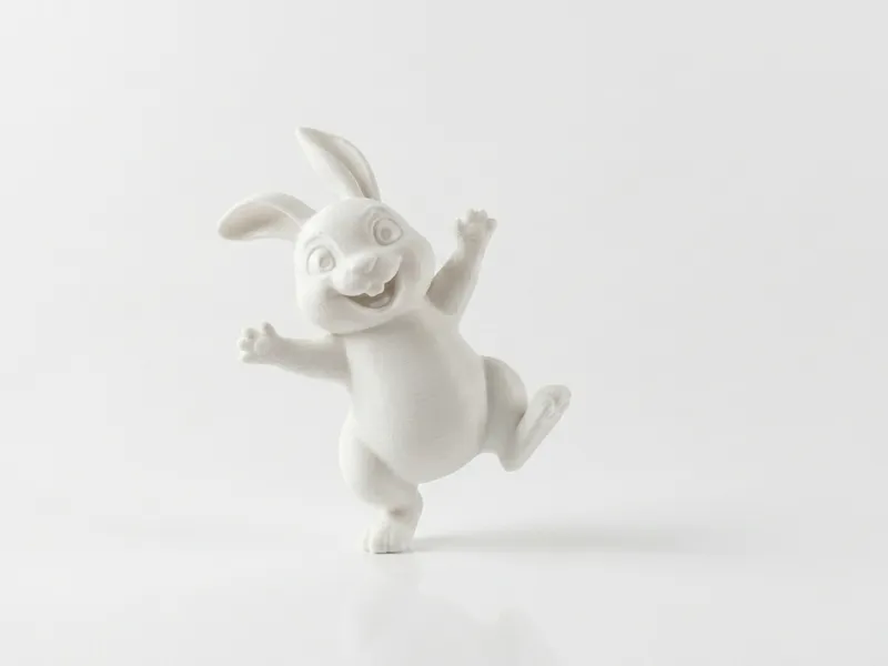 Happy Dancing Bunny - Cartoon Rabbit Easter