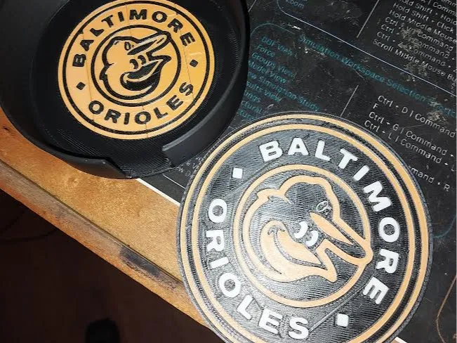 BALTIMORE ORIOLES COASTERS