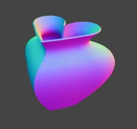 Vase en forme de cœur — photo 1
