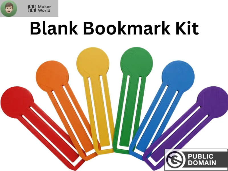 Blank Bookmark Kit
