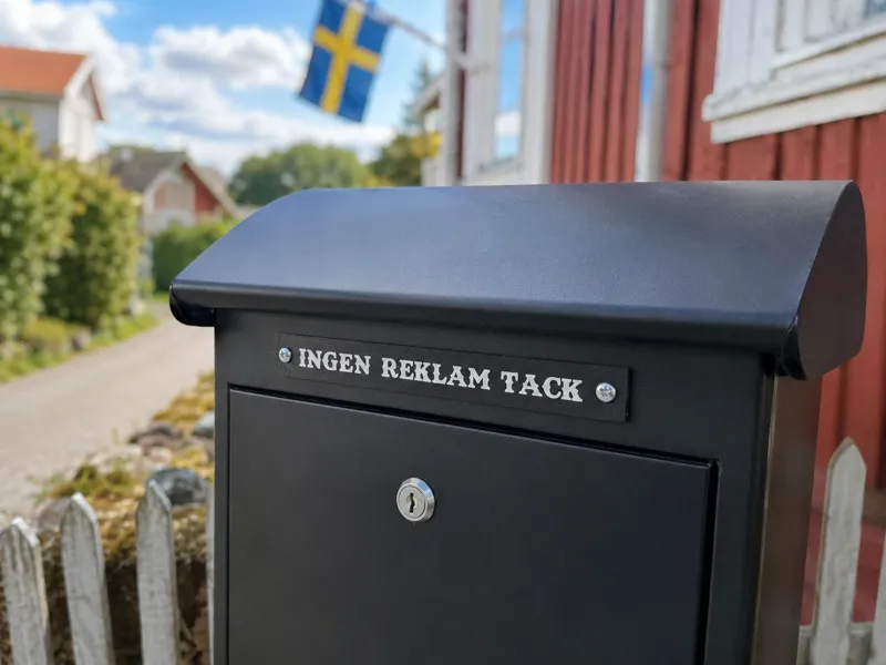 No Junk Mail Sign – INGEN REKLAM TACK