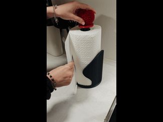 Kitchen Paper Towel Holder with Anti-Spin Lock 