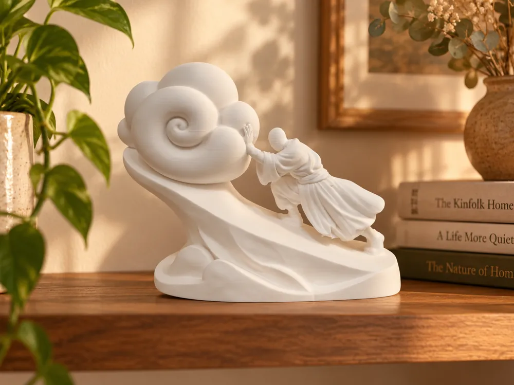 Against All Odds – Abstract Sculpture - Free 3D Print Model - MakerWorld