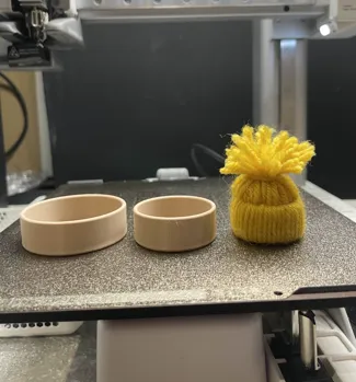 Rings for mini yarn hats