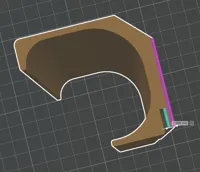 2.5mm thick sliding cutter mount