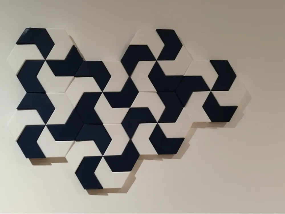 Spiral Hexagon Wallart by JP 3D Design - MakerWorld