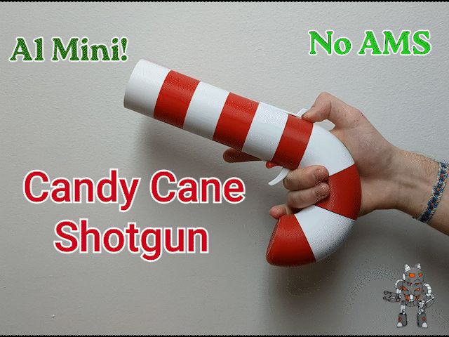 Candy Cane Shotgun (Fidget, No AMS, A1 Mini)