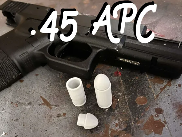 Cartouche factice calibre .45 ACP